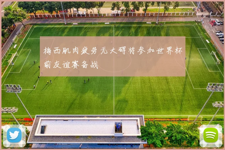 梅西肌肉疲劳无大碍将参加世界杯前友谊赛备战